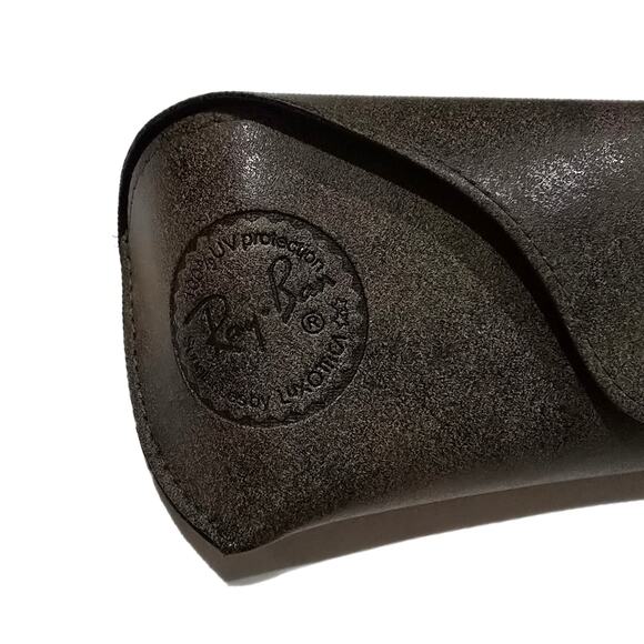 Ray-Ban Sunglasses Black with Blue Arms Justin Style NIB - Picture 7 of 9